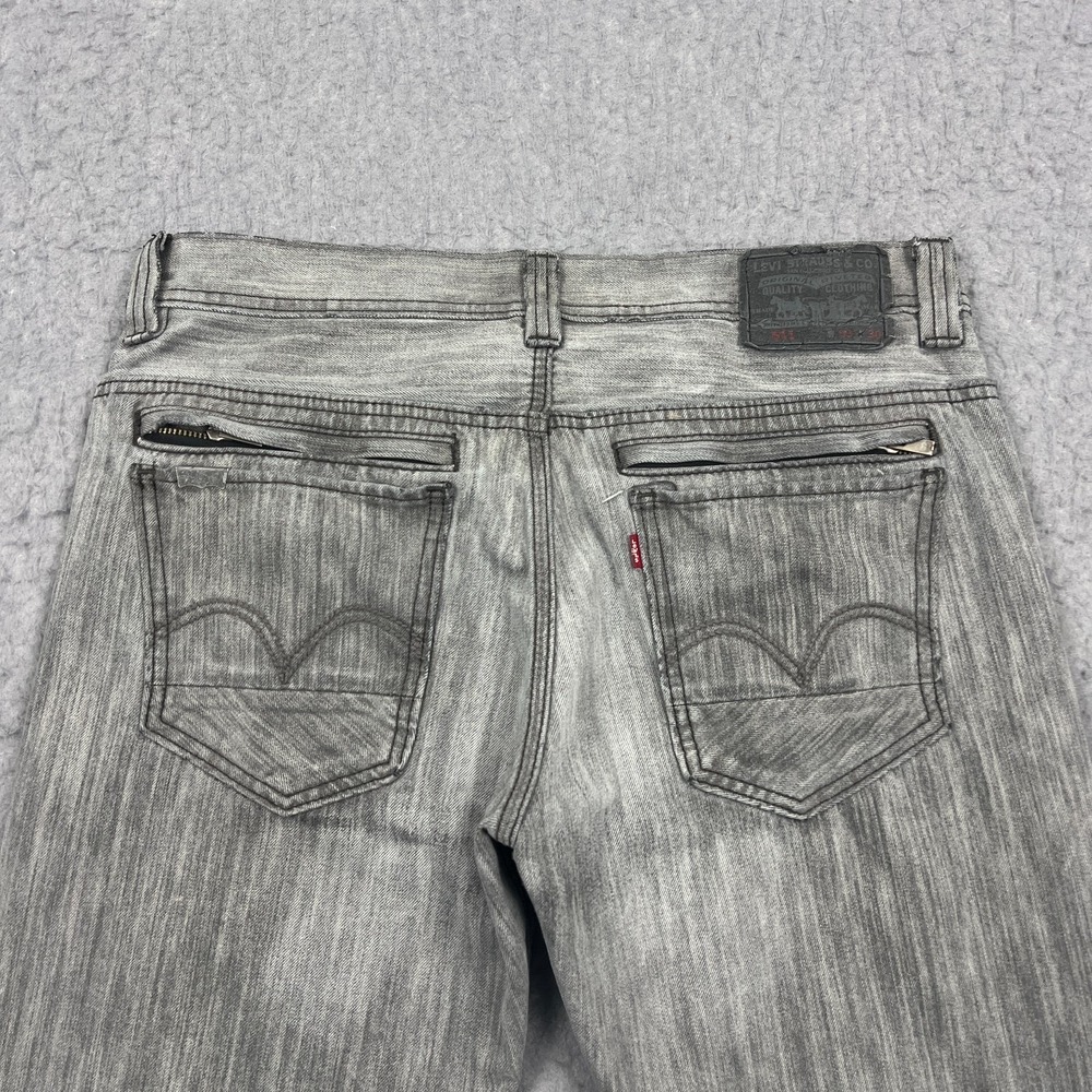 Levi's 511 Jeans Mens 33x30 Grey Slim Fit Stretch Zip Pockets Denim Flex Outdoor